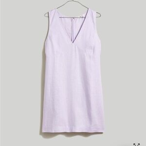 Madewell Ariana V-Neck Linen Mini Dress (NWT)